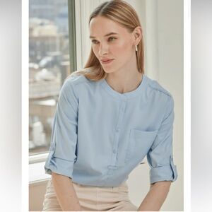 Lysse Halo Pull On Top in Blue Belle - Size XS